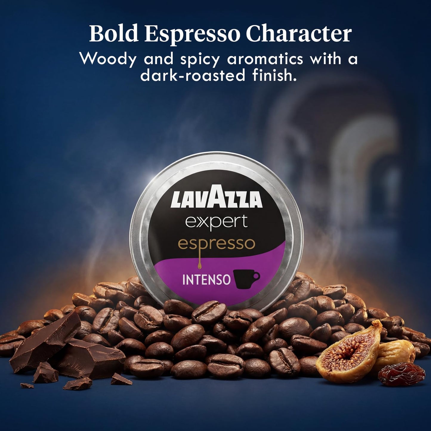 Lavazza Expert Espresso Intenso Capsules - 72 Count - Dark Roast Coffee Pods with Arabica & Robusta Blend - Bold Flavor & Rich Crema - Compatible with Lavazza Classy Machines