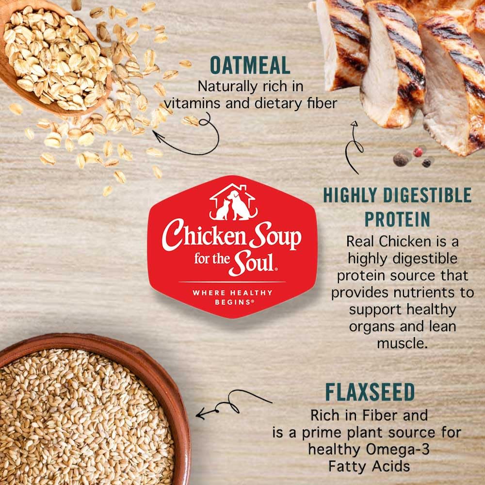 Chicken Soup For The Soul Pet Food - Classic Wet Dog Food, Chicken And Brown Rice Pate Recipesoy Free, Corn Free, Wheat Free | Dry Dog Food Made With Real Ingredients No Artificial Flavors Or Preservatives
