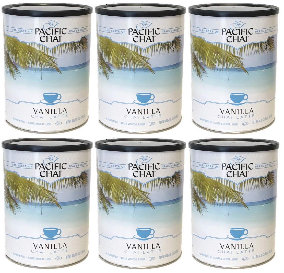 Pacific Chai Vanilla Chai Latte, 3 Lb ( Pack Of 6)