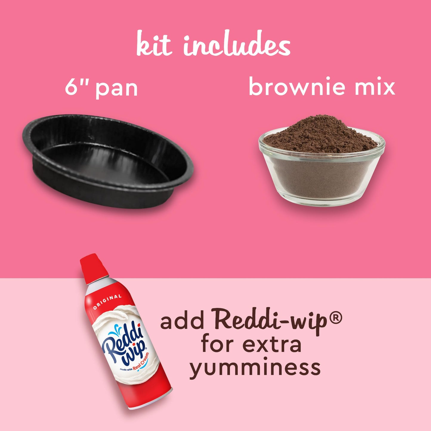 Duncan Hines Easy Brownie Kit, Double Fudge Mix, 7.7 OZ - Perfect for Quick and Delicious Brownies