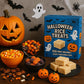 Rice Crispies Marshmallow Treats Mini Squares Halloween 100 Pack - Individually Wrapped Trick Treat Kids Snack Gift