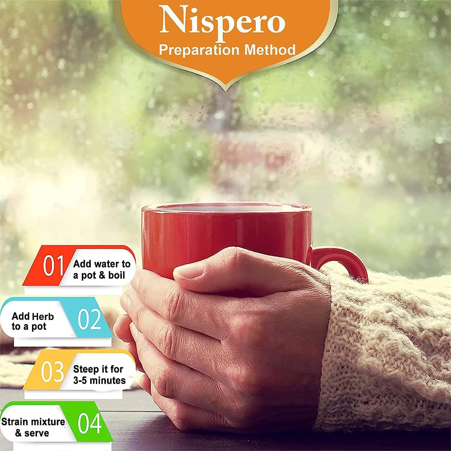 Gabio Green-Te Hojas De Nispero, 2 Oz (58Gr) Nispero Leaves, 100% Natural, Eriobotrya Japonica (Loquat Leaves Tea) Wildcrafted S