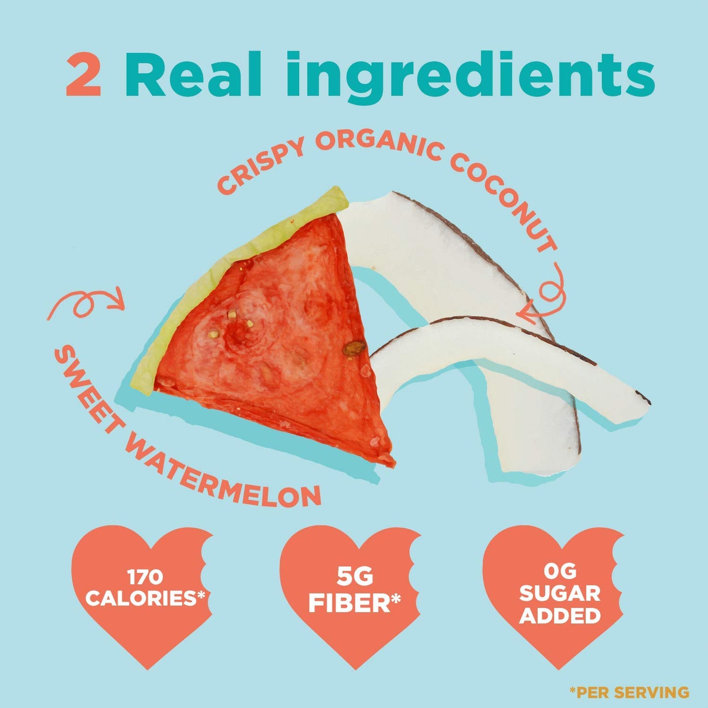 Rind Snacks Coco-Melon Dried Fruit Superfood, Organic Coconut, Watermelon, High Fiber, Vegan, Paleo, Non-Gmo 2.75Oz, 3 Pack