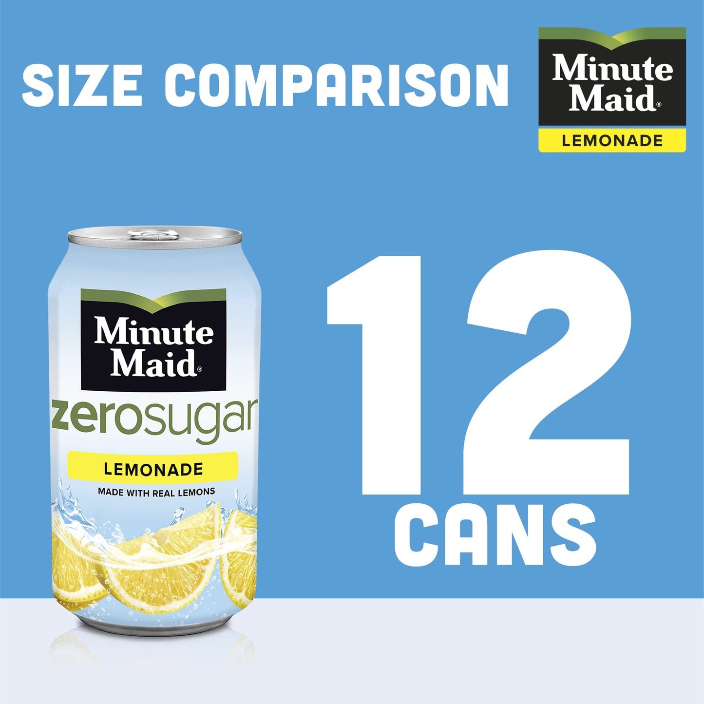 Minute Maid Light Lemonade Fruit Drink, 12 Fl Oz (Pack Of 12)