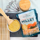 Whole Organic Hulled Millet Seed - 3Lb Millet Organic Whole Grain Seed- Gluten-Free Grain For Porridge, Salads, Fruits - Non-Gmo
