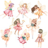 Fairy Cupcake Toppers Flower Fairy Party Cupcake Toppers 24Pcs Fairies Party Cake Picks Garden Birthday Party Decorations for El