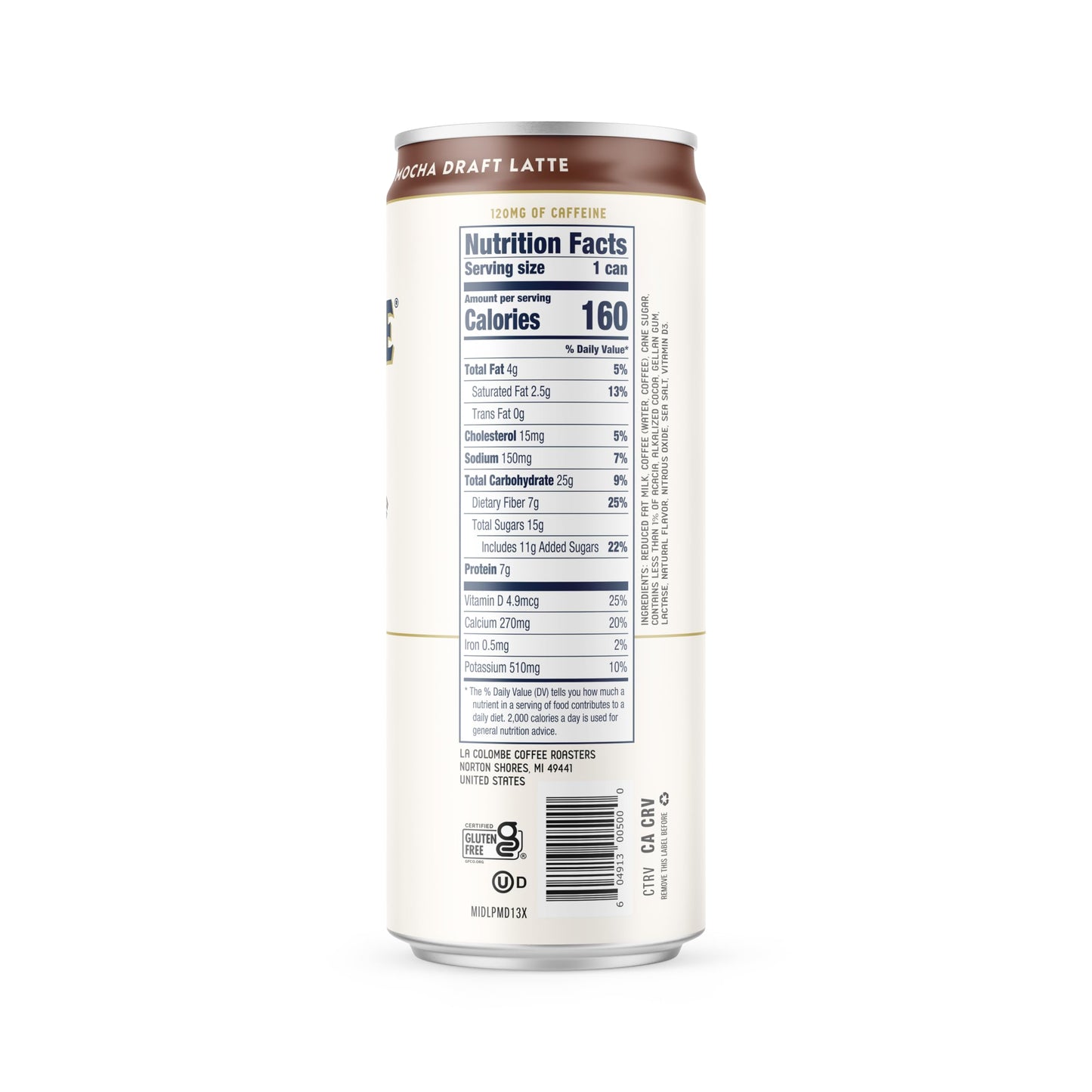 La Colombe Mocha Draft Latte, 11 Fl. Oz., Single Can