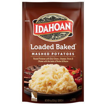 Idahoan Mashed Loaded Potatoes, 4 oz