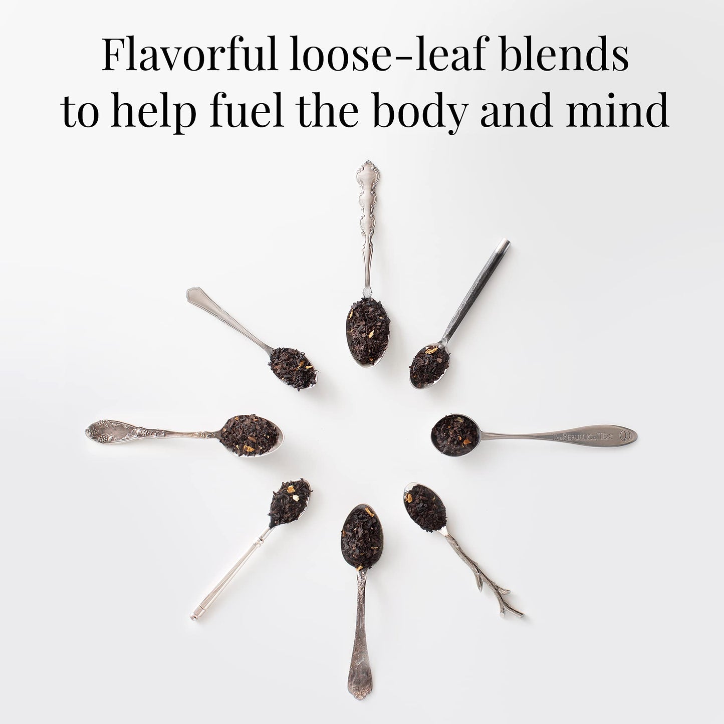 The Republic Of Tea Vanilla Almond Full-Leaf Loose Black Tea 3.5 Oz Refill Bag | Steeps 50 Cups | Caffeinated