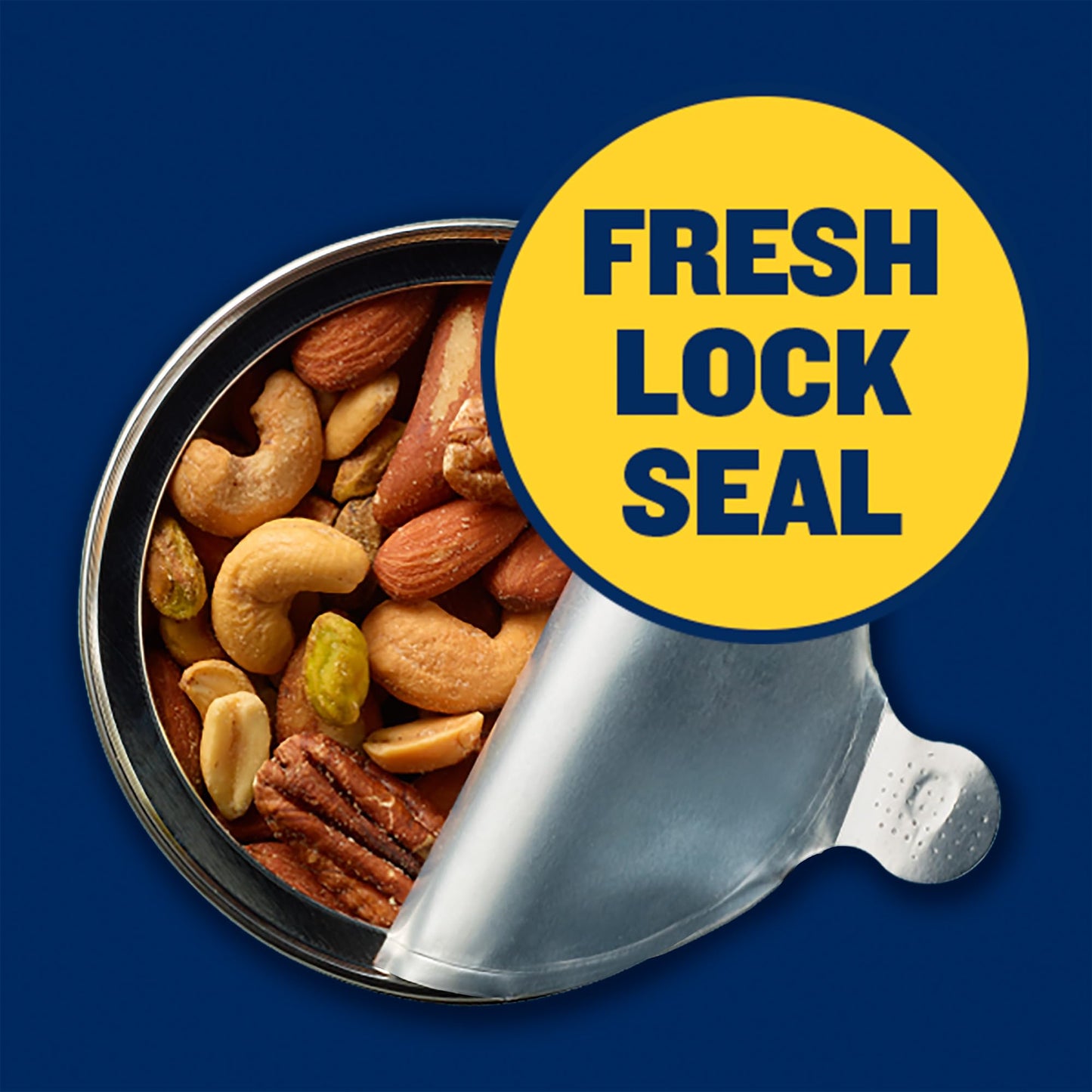 PLANTERS Deluxe Pistachio Nut Mix - Variety Mix with Almonds & Cashews, 14.5 oz Canister