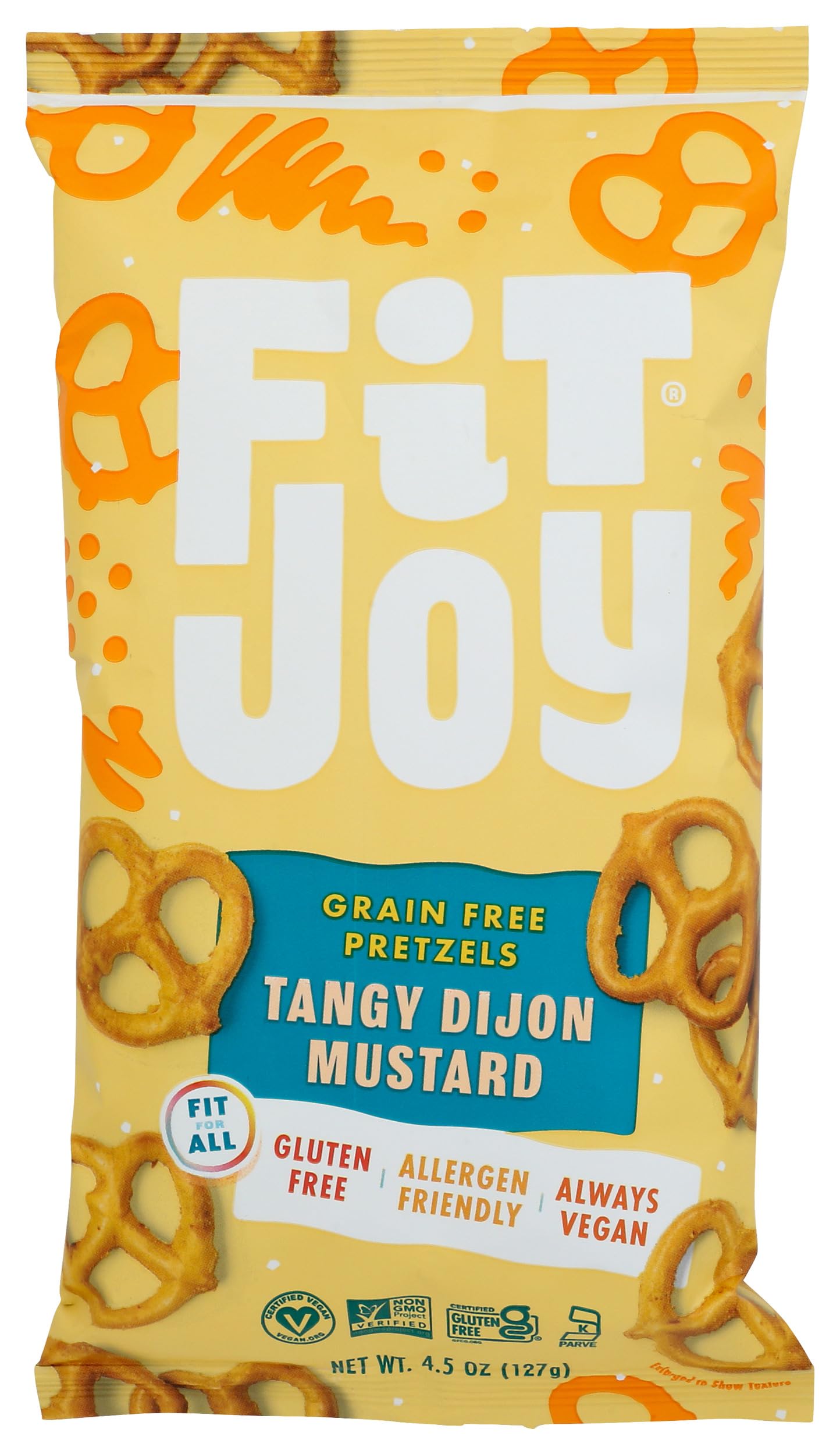 Fitjoy Pretzels Tngy Dijn Mstrd 4.5 OZ