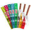 Chomps Variety Trial Pack  Grass Fed and Free Range Beef & Turkey Sticks  8 Flavor Pack - Keto  Paleo  Whole30
