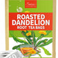 TeeLux Roasted Dandelion Root Herbal Tea Bags, Caffeine Free, 50 Count