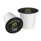 Jo Coffee NO FUN JO DECAF Medium Dark Roast Organic Coffee, Swiss Water Process, 96 Cups (4 Pack), Fair Trade, Kosher, Non-GMO Gluten Free
