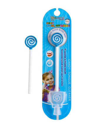 Kids Tongue Scraper Or Cleaner Set - Bpa-Free Plastic Dental Scrapers Helps Freshen Bad Breath, Remove Gunk - Multicolored With 