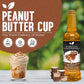 Syruvia Peanut Butter Cup Syrup - Peanut Butter Cup Coffee Syrup Flavor, 25.4 Fl Oz, Kosher, Gluten Free, Perfect For Coffee, Dr