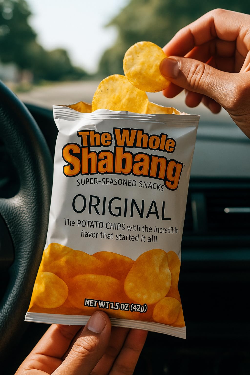 The Whole Shabang Chips By Moon Lodge – Bold Flavor, Commissary Favorite Snack (1.5 Ounces, 6 Original)
