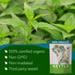 Zhivana Organics Nettle Tea - Nettle Leaf Organic, Nettle Tea Loose Leaf, Stinging Nettles Loose Leaf Organic, Ortiga Verde Orga