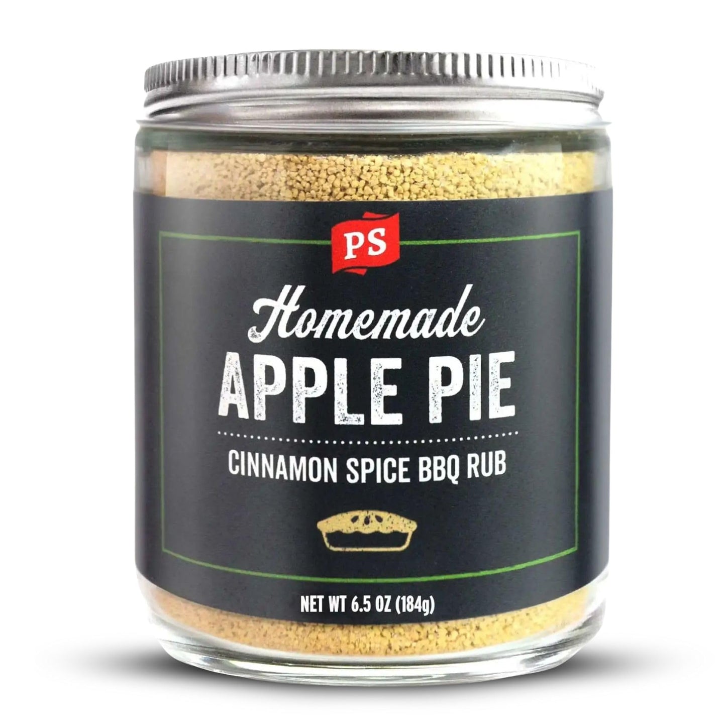 PS Seasoning Apple Pie Rub - Sweet & Smoky BBQ Seasoning for Grilling, 6.5 Ounce