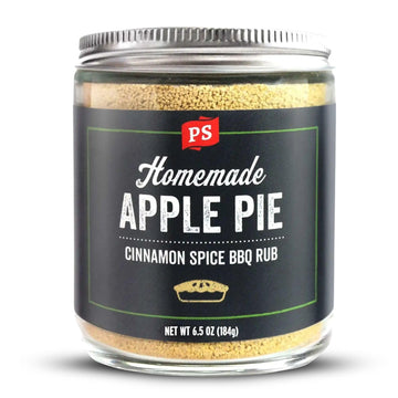 PS Seasoning Apple Pie Rub - Sweet & Smoky BBQ Seasoning for Grilling, 6.5 Ounce