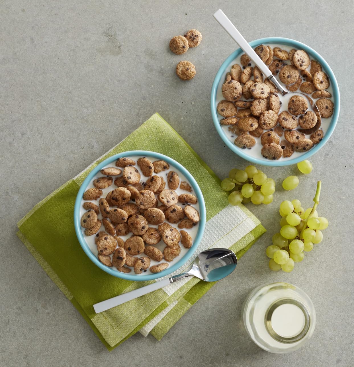 Malt-O-Meal Chocolatey Chip Cookie Bites Kids Breakfast Cereal, Family Size Bulk Bagged Cereal, 21 Ounce - 1 Count