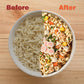 Vonfame Ramen Toppings - Dried Ramen Toppings With Seafood And Vegetables Mix - Ramen Topper For Noodles, 14Oz
