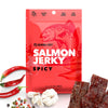 Kaimana Jerky Wild Caught Salmon Jerky - Organic, Low-Calorie, Spicy Flavor - 2oz Pack