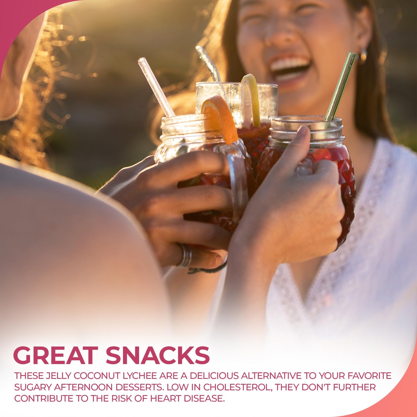 Fusion Select Mango Jelly - Fruity Coconut Gel Snacks - 14 Oz - Yellow - Toppings for Bubble Teas, Yogurt, Ice Cream, Desserts