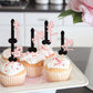 Ercadio 24 Pack Pole Dancing Girl Cupcake Toppers Pink Pole Bachelorette Cupcake Picks Pole Dancing Girl Cupcake Picks For Brida