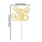 Gyufise Cupcake Toppers 24 Pack Glitter Happy 16th Birthday Decorations Gold Model ZN0475-4-G