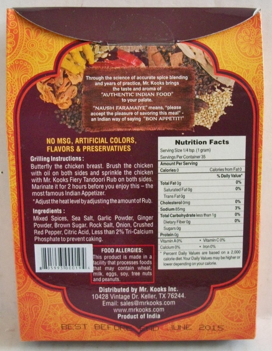 Mr Kook Seasoning Tandoori Chckn