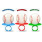 Baseball Lollipop Rings, Individually Wrapped Candy For Party Favors, Goodie Bags, And End Of Season Parties, Box Of 18