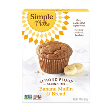 Simple Mills Almond Flour Banana Muffin And Bread Mix - Case Of 6 - 9 Oz.(D0102Hh30Ra.)