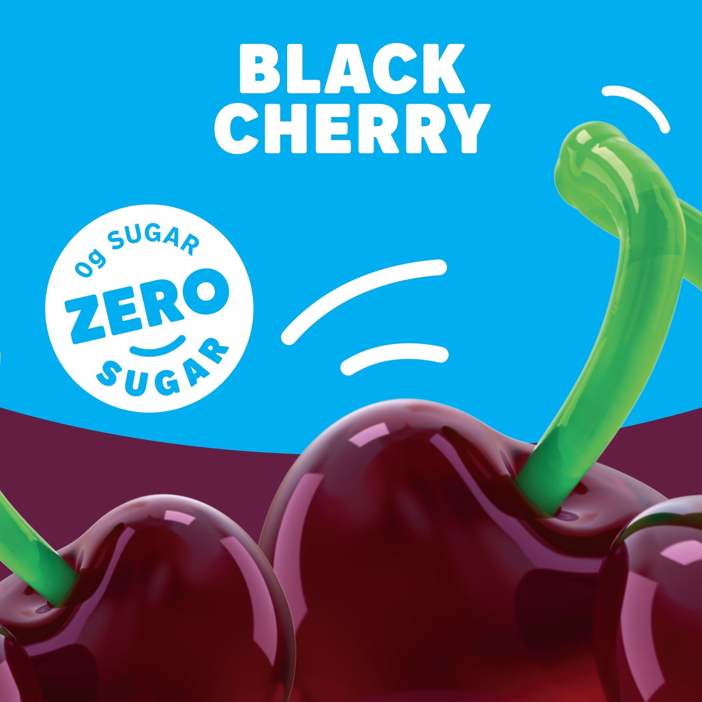 Jell-O Black Cherry Sugar Free Gelatin Dessert Mix, 0.3 Ounce (Pack of 24)
