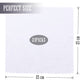 Sunny Zzzzz 24 Pack Kitchen Dishcloths (White, 10 X 10 Inch) - Does Not Shed Fluff - No Odor Reusable Dish Towels, Premium Dish