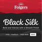 Folgers Black Silk Coffee  Dark Roast  Keurig K-Cup Pods  10 Count Box
