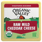 Organic Valley Cheese - Raw Organic Mild Cheddar Cheese Block - 8 Oz