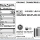 Yupik Organic Cranberries, 2.2 Lb, Non-Gmo, Gluten-Free, Kosher, Vegan, Sweetened Dried Fruits, Fruity & Tart, Plump & Chewy, So
