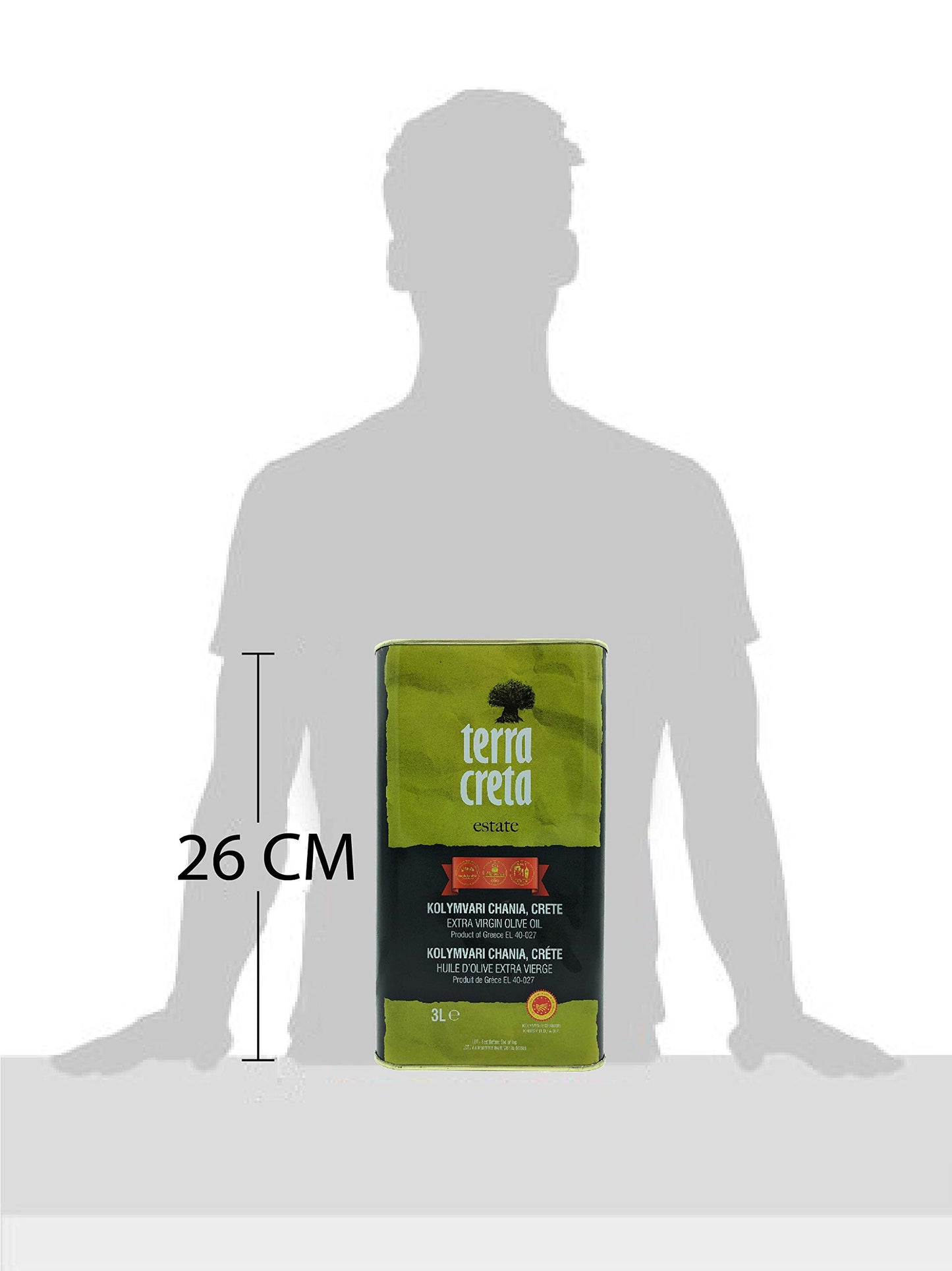 Terra Creta | Award Winning | Kolymvari Estates | 100% Pure Greek Olive Oil | Cold Extracted | Protective Designation Of Origin
