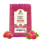 The Honey Jar Raspberry Honey Sticks - Pure Honey Straws - 20 Count