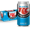 RC Cola Zero Sugar Soda, 12 fl oz Cans, 12 Pack