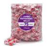 Jumbo Mint Balls Peppermint Hard Candy Bulk - 2 Pounds Approx 75 Pieces of Mini Candy Canes Balls for Christmas Candy Stocking S
