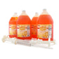 SNAPPY Butter Burst Popcorn Oil 4-Pack, 4 x 1 Gallon Jugs with Durable Pump Dispensers