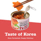 Delief Sliced Spicy Kimchi - Authentic Korean Napa Cabbage, Vegan, Gluten-Free, Shelf-Stable Canned, No Preservatives, 5.64 Oz/1