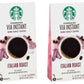 Starbucks Via Instant Coffee Dark Roast Packets     Italian Roast     100% Arabica, 8 Count (Pack Of 2)