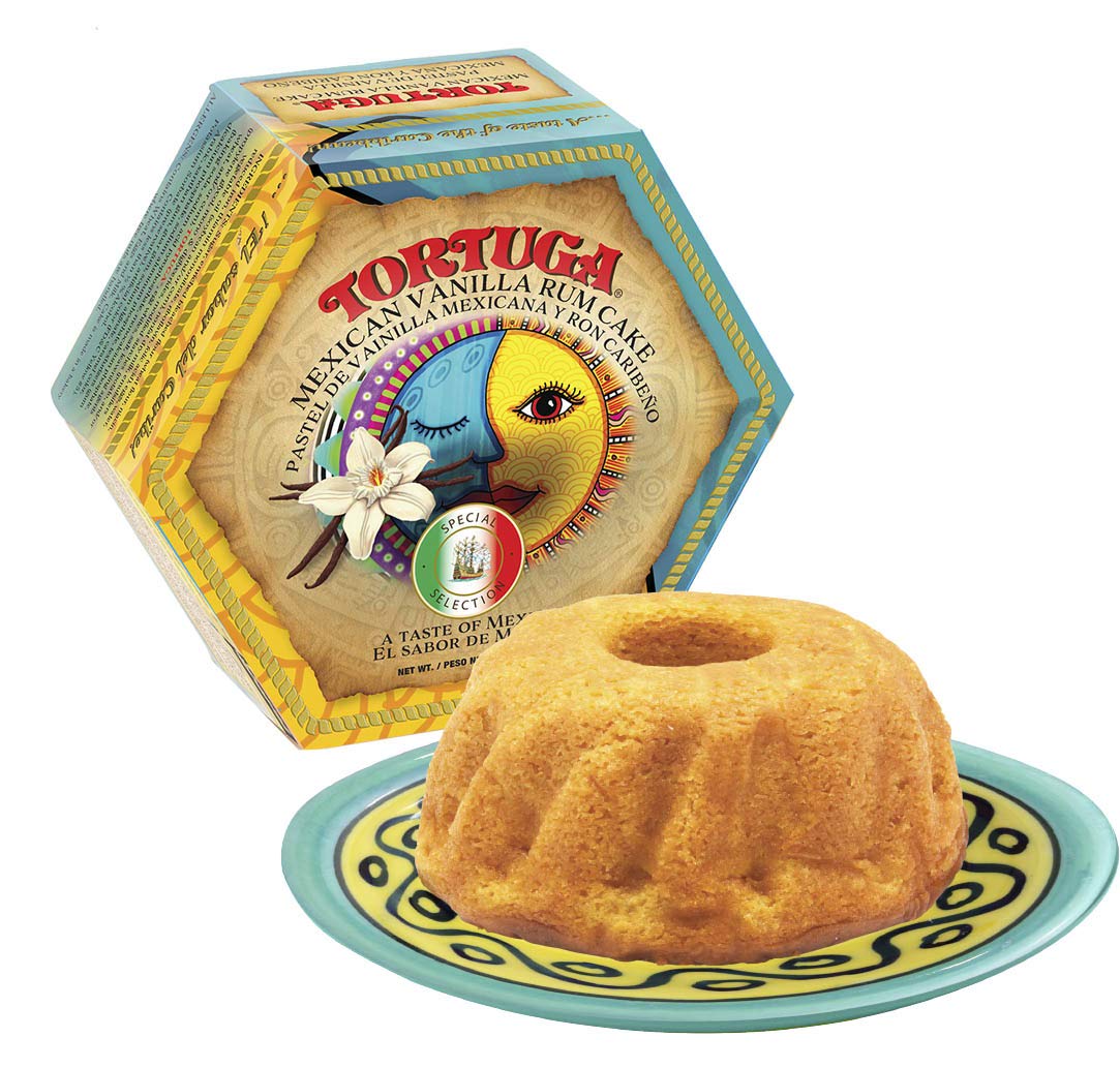 TORTUGA Caribbean Rum Cake - Gourmet 4 oz Snack Cake - Perfect for Gifts and Baskets