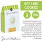 J&M Key Lime Cookies - Refreshing Citrus Flavor, 6 oz, 2 Pack