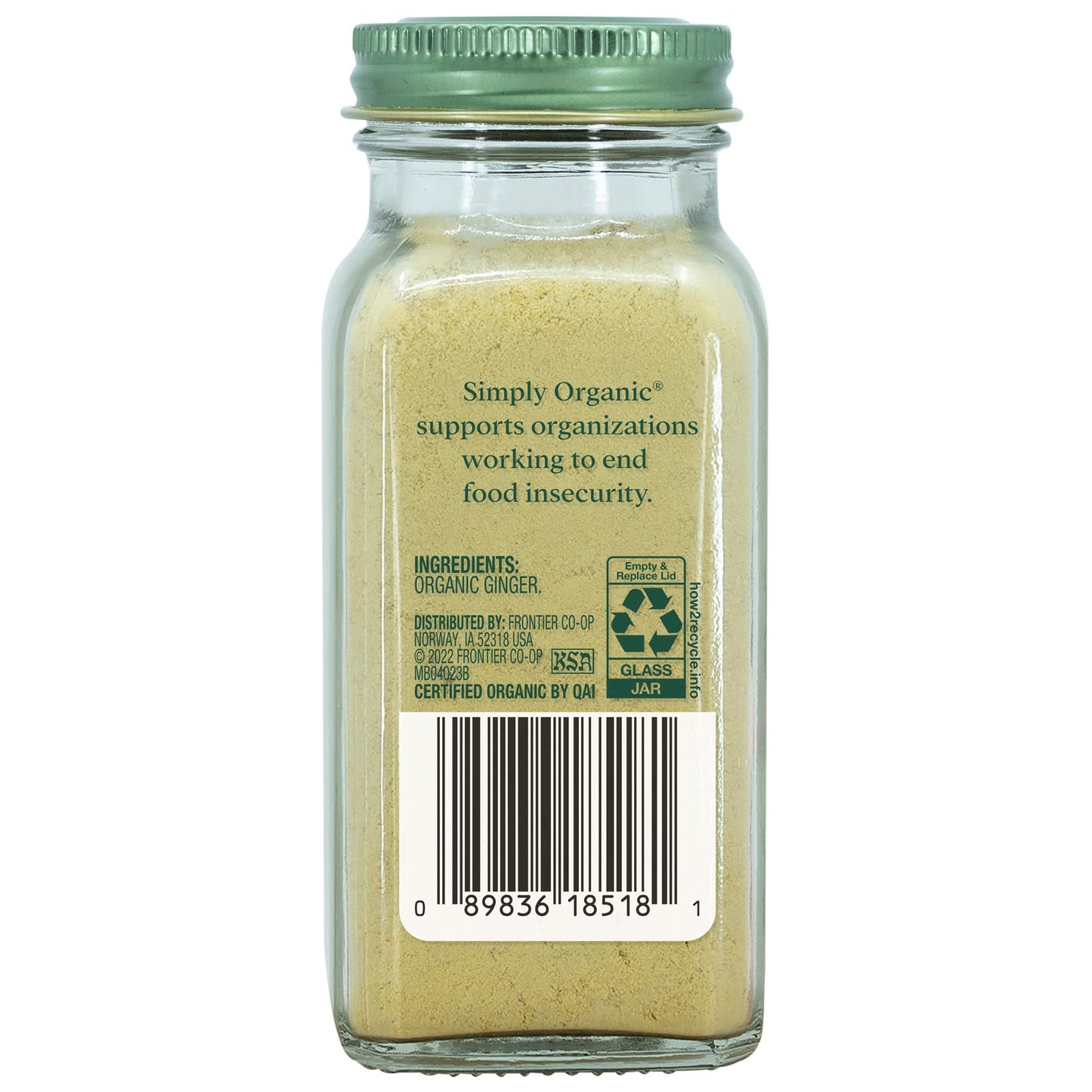 Simply Organic Ground Ginger Root, Certified Organic | 1.64 Oz | Pack Of 3 | Zingiber Officinale Roscoe