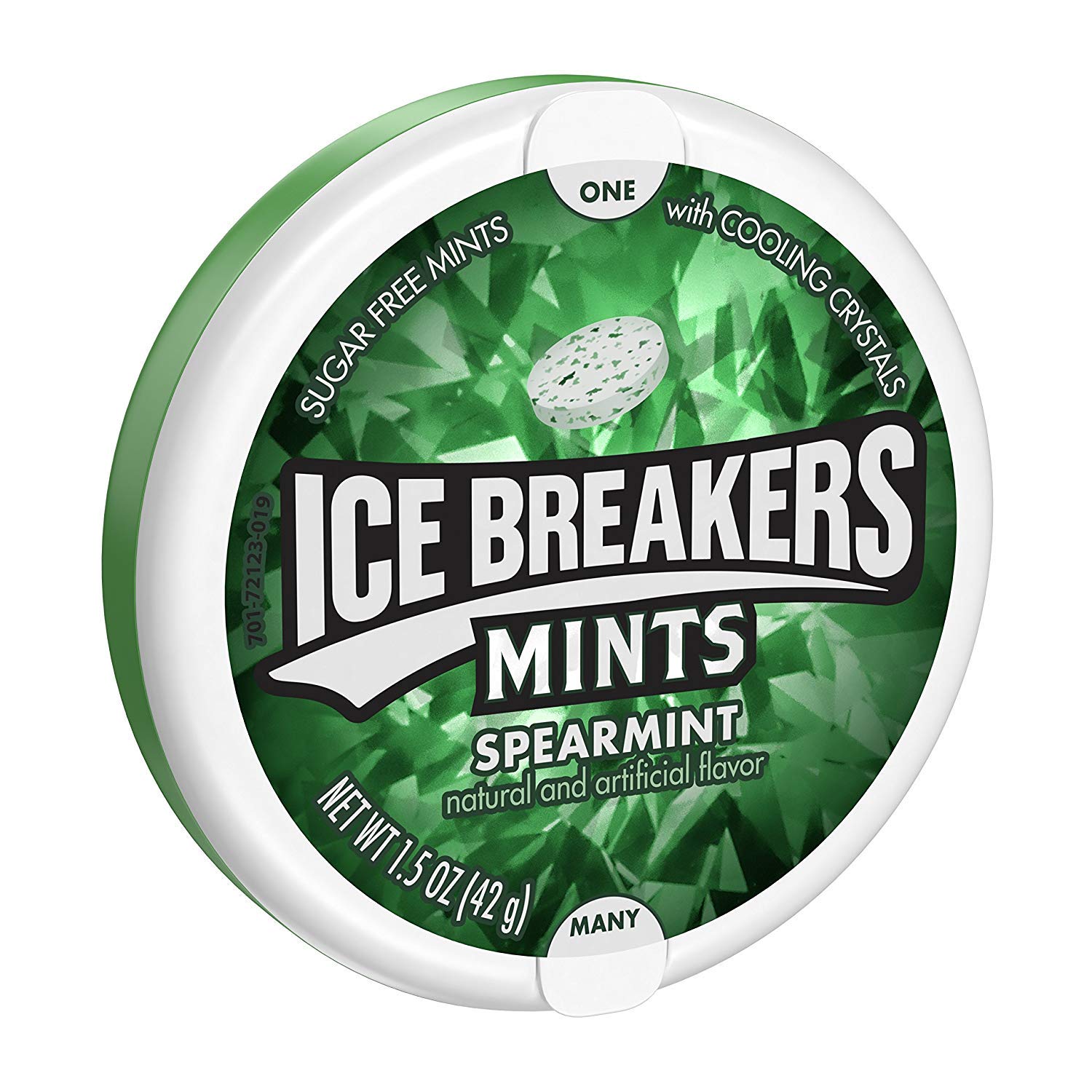 Ice Breakers Spearmint Mints, 1.5-Ounce Pucks (Pack Of 16)