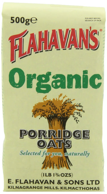 Flahavan'S Organic Irish Porridge Oats, 500 Gr